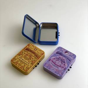 Một Biểu Tượng Tùy Chỉnh Trẻ Em Chống Rỗng Tin Có Thể Thảo Mộc Hoa Thuốc Lá Bao Bì Ăn Được Truyền Gummy Sô Cô La Vòng Hộp Thiếc - Product Image 5