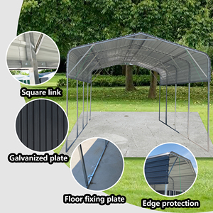 Carports en métal personnalisable en gros 20x40 pieds hangar <span class=keywords><strong>abri</strong></span> de voiture garage prix bon marché direct d'usine - Product Image 4