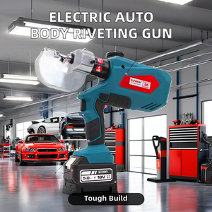 लिथियम बैटरी पोर्टेबल इलेक्ट्रिक कार शरीर टक्कर मरम्मत शरीर की दुकान उपकरण रिवीटिंग बंदूक उपकरण - Product Image 2