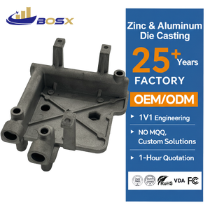 Кронштейн из алюминиевого сплава, изготовленный методом литья под давлением, с прецизионной обработкой на станках с ЧПУ по чертежам заказчика для промышленного оборудования - Product Image 1