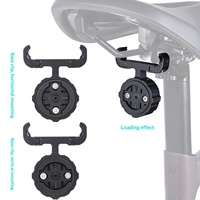 Untuk Dudukan Lampu Belakang Radar Garmin dengan Kotak AirTag 2 in 1 di Bawah Jok Sepeda dengan Kompartemen Tersembunyi untuk Apple AirTag