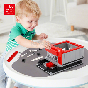 Hw Thành Phố Góc Mini Mô-đun Đường Phố Xem Xây Dựng Khối Gốc Tự Làm Lắp Ráp Nhỏ Hạt Gạch Máy Tính Để Bàn Trang Trí Đồ Chơi Cho Trẻ Em - Product Image 5