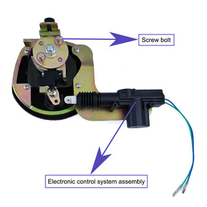 12V Điện Điều Khiển Từ Xa Khóa Xe Tải Hộp Công Cụ Trailer Key Mở Khóa Cách Cá Voi Đuôi Xử Lý Trung Tâm Gấp Ổ Khóa - Product Image 4
