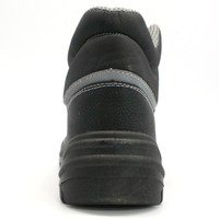 Chaussure de travail MaxiTough à coupe moyenne en cuir, résistante aux perforations et à l'huile, avec semelle en PU, embout en acier, imperméable, légère et de sécurité pour l'usine