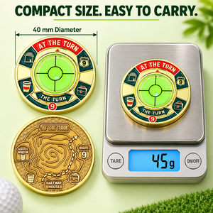 Niveau à bulle métallique personnalisé pour green de golf, aide au putting, accessoires de golf promotionnels en gros, directement de l'usine pour les marques - Product Image 4