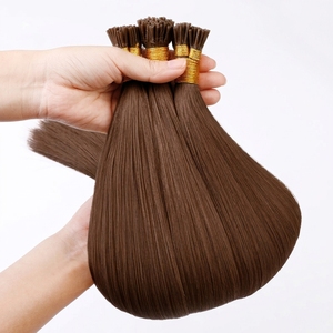 Extensiones de Cabello Humano 100% al por Mayor, Doble Trama, Puntas Gruesas, Tipo I - Product Image 1