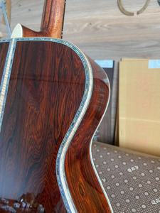 Guitare acoustique JD-960 personnalisée entièrement en bois massif, fabriquée à la main avec du bois d'épicéa de qualité supérieure et du coco polo pour une qualité sonore optimale pour la <span class=keywords><strong>musique</strong></span> - Product Image 5
