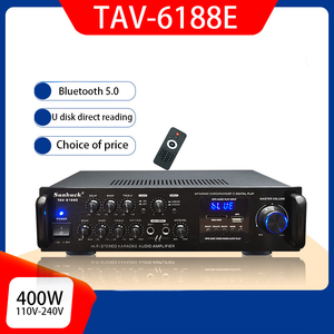 110V-240V HIFI Blue-teeth <strong>Amplifier</strong> Audio High-power 200W*2 2.0 Karaoke OK Home Theatre System Music Sound <strong>Speaker</strong> <strong>Amplifier</strong> - Product Image 4