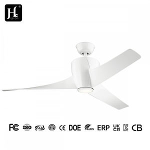 พัดลมเพดานขนาด 42 นิ้ว สีขาว ใบพัดเหล็ก 3 ใบพัด มอเตอร์ดีซี พร้อมไฟ LED รีโมทคอนโทรล ดีไซน์ทันสมัย โปรไฟล์ต่ำ ปรับความเร็วได้ 6 ระดับ ปรับความสว่างได้ - Product Image 6