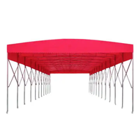 Abri de stockage en PVC, Tente d'entrepôt 20x40, Abri à double treillis, Dôme de stockage en PVC