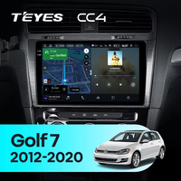 TEYES CC4 Para Volkswagen Golf 7 2012 - 2020 Radio CarPlay Multimedia Estéreo Car Play Android Auto 2DIN Autoradio