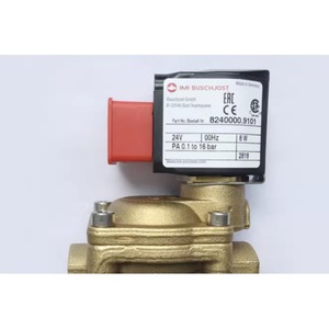 Vanne solénoïde Imi Buschjost 24V 1/2 pouce à diaphragme pour applications d'échappement - Product Image 1
