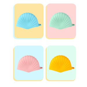 Mignon Coquille Sirène Cuisine Outil Résistant À La Chaleur BBQ Grill Silicone <span class=keywords><strong>Four</strong></span> Mitt <span class=keywords><strong>Cuisson</strong></span> Silicone Gants Pot Titulaire - Product Image 3