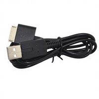 Cable de carga y transferencia de datos con conectores USB-A/USB-C para PSP Go (PSP-N1000/N1000) para sincronización con PC