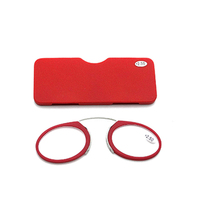 Lunettes de lecture miniatures sans branches, format poche, forme ronde, avec étui – Vente en gros