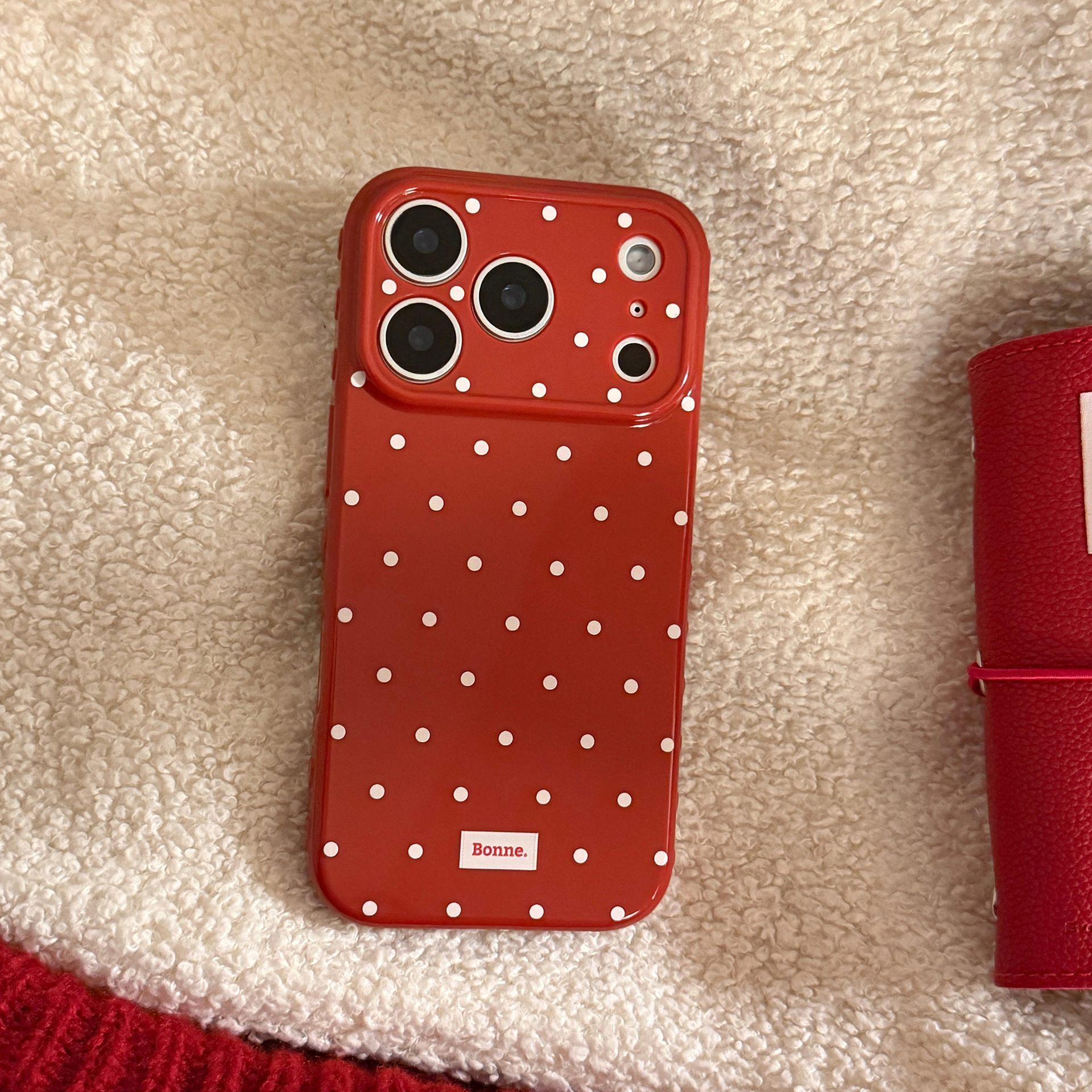 Maple Sugar Red and White Sugar Dots