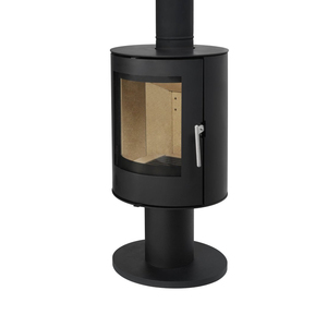 Chimenea Moderna <span class=keywords><strong>de</strong></span> <span class=keywords><strong>Leña</strong></span> Curva con Patas - Diseño Independiente - Product Image 5