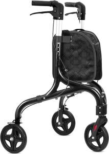 Déambulateur pliant à 3 roues en aluminium de luxe, portable, facile à plier et à ranger, pour personnes âgées TRB01 - Product Image 4