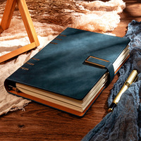 Carnet de notes haut de gamme A5 avec logo personnalisé du fabricant, journal de bureau créatif avec boucle, personnalisation professionnelle
