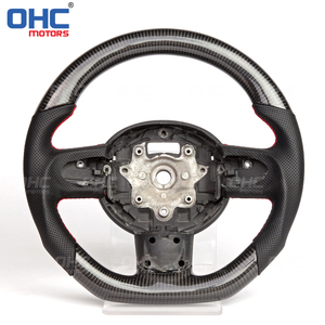 Volante de fibra de carbono con agujeros para coche, volante de rendimiento LED compatible con BMW <span class=keywords><strong>MINI</strong></span> <span class=keywords><strong>Cooper</strong></span> R55 <span class=keywords><strong>R56</strong></span> R57 R58 R59 - Product Image 4