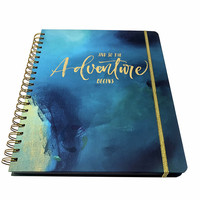 Carnet de notes et agenda de luxe 2021 en cuir doublé avec logo personnalisé pour enfants, vente en gros, impression personnalisée, couverture rigide