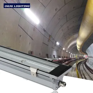 Glass Diffuser Tri Bằng Chứng Ánh Sáng 2ft 4ft 5ft Đường Hầm Dự Án Không Thấm Nước Đèn <span class=keywords><strong>IP67</strong></span> LED Vapor Tight Lịch Thi Đấu - Product Image 5