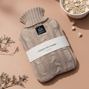 <span class=keywords><strong>Bouillotte</strong></span> avec couvercle tricoté pour le soulagement <span class=keywords><strong>de</strong></span> la douleur des maux <span class=keywords><strong>de</strong></span> tête Crampes Arthrite Douleurs dorsales Blessures musculaires - Product Image 5