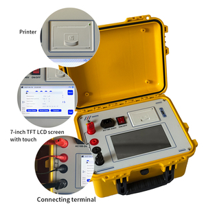 Grand écran LCD couleur TFT, ohmmètre 10A-100A, testeur de résistance de contact avec stockage de 100 jeux de données de mesure - Product Image 4