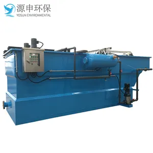 Water pollution control equipment DAF Dissolved Air Flotation machine removal SS BOD