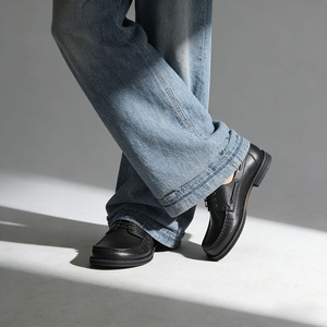 British Style <b>Men</b> Business Casual Genuine Leather <b>Shoes</b> for Office Lightweight Soft <b>Work</b> <b>Shoes</b> Moccasin <b>Shoes</b> - Product Image 4