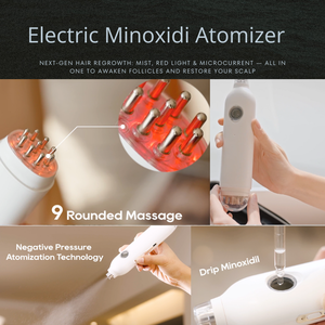 Prix Exclusif : Applicateur de Minoxidil pour Soin du Cuir Chevelu, Nano Pulvérisateur et Masseur pour Traitement et Croissance Capillaire - Product Image 4