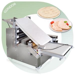 Shawarma arabe Complit Pocket Pita Bread Shape Automatique Dough Sheeter Roti Maker Machine Alpha au Canada - Product Image 1