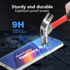 ฟิล์มกระจกนิรภัยแบบใส 2.5D 9H ป้องกันแสงสีฟ้า สำหรับ Samsung Galaxy S25 S26 Ultra Plus - Product Image 3