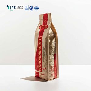 Différents types de sacs d'emballage de riz personnalisés 1Kg 2Kg 5Kg 10Kg fermeture à glissière scellée stratifiée étanche à l'humidité avec poignée pour chewing-gum - Product Image 3