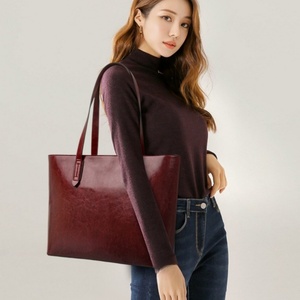 Classic Large Capacity Shoulder Tote Bag Fashion Woman's Leather Handbags Work Office Ladies Purse Shopper Big Casual - Product Image 3