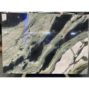 Modern High Quality Natural Green Marble for Indoor Kitchen Countertops Hotel Villa Walls &amp; Floors Luxury Stones Used - Product Image 1