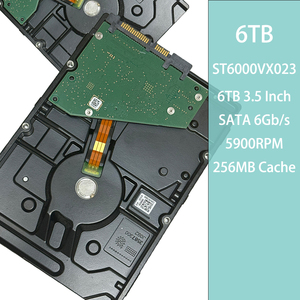 Disque dur de surveillance en gros, nouveau modèle ST6000VX023, 6 To, 3,5 pouces, SATA 6 Gbit/s, 5900 tr/min, cache 256 Mo pour système de sécurité CCTV NVR DVR - Product Image 1