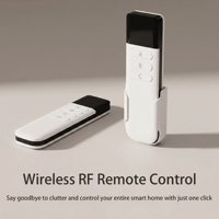 Control Remoto Universal RF 433MHz 315MHz, Interruptor Inalámbrico Multicanal con Pantalla Digital para Sistemas de Persianas y Portones Industriales
