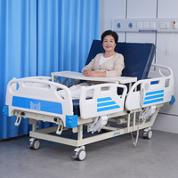 JUNLAOLE Multifunktionales Elektrisches Stehbett, Rehabilitations-Pflegebett, Anti-Dekubitus Luftmatratze für Ältere Patienten im Krankenhaus
