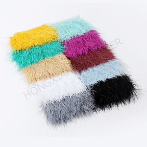 18 couleurs disponibles, <span class=keywords><strong>plumes</strong></span> d'autruche blanches pour mariage, 8-10 cm, garniture et franges, ruban de <span class=keywords><strong>plumes</strong></span> d'autruche long pour robe - Product Image 6