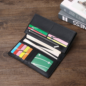 Hiram Beron luxe hommes portefeuille à deux volets Style minimaliste avec fermeture de boîte à pince à billets RFID en cuir véritable de haute qualité - Product Image 6