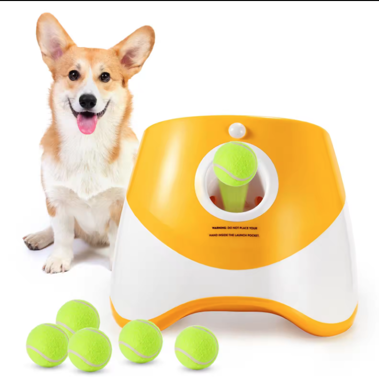 Factory Price Smart Interactive Pet Toy Tennis Ball Printing Machine Sports Training Equipment Tennis Ball Launcher Machine
