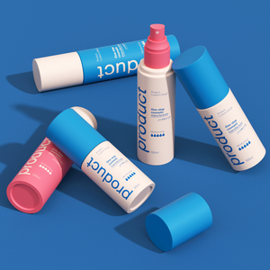 Flacon pulvérisateur de brume pour le visage, le corps et les cheveux en plastique <span class=keywords><strong>beige</strong></span> mat rond de luxe, 80 ml, 100 ml, 120 ml, 150 ml - Product Image 2