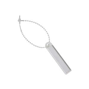 EAS AM 58 KHz Bán Lẻ Chống Trộm Đồ Trang Sức Treo Nhãn Với 3 Chip Mã Vạch Trắng Khoảng Trống Nhãn - Product Image 2