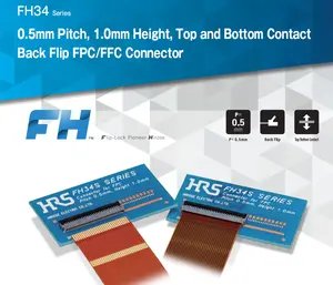 FH34SRJ-45S-0.5SH(50) connecteurs originaux FFC FPC CONN FPC/FFC 45POS 0.5MM Pitch SMD R/A composant électronique en Stock