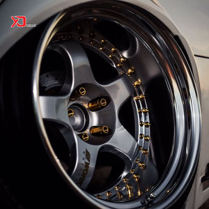 カスタム高品質2ピース鍛造ホイール 18 19 20インチ PCD 5x112 5x114.3 5x120 5x100 ワーク スカイライン GTR R32 R33 R34 370Z用 - Product Image 1