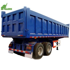 Remorque benne basculante galvanisée d'<span class=keywords><strong>occasion</strong></span> de 48 pieds pour camion - Product Image 1