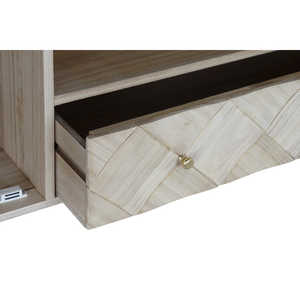 PAULOWNIA <b>PINE</b> TV UNIT 118X40X65 NATURAL - Product Image 4