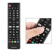 Control Remoto Universal de Código Fijo AKB75375604 de Alta Calidad con Teclas de Acceso Directo para Streaming, Compatible con LG Smart TV