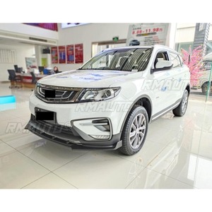 For Geely Boyue 2018-2020 Car Front Bumper <b>Lip</b> <b>Splitter</b> Diffuser Body Kit Gloss Black Bumper Protector Modification Part - Product Image 6